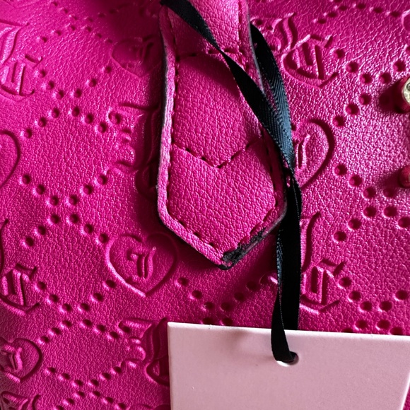 Juicy Couture hot pink bag purse crossbody mommy and me mix & match handbag - Picture 6 of 8